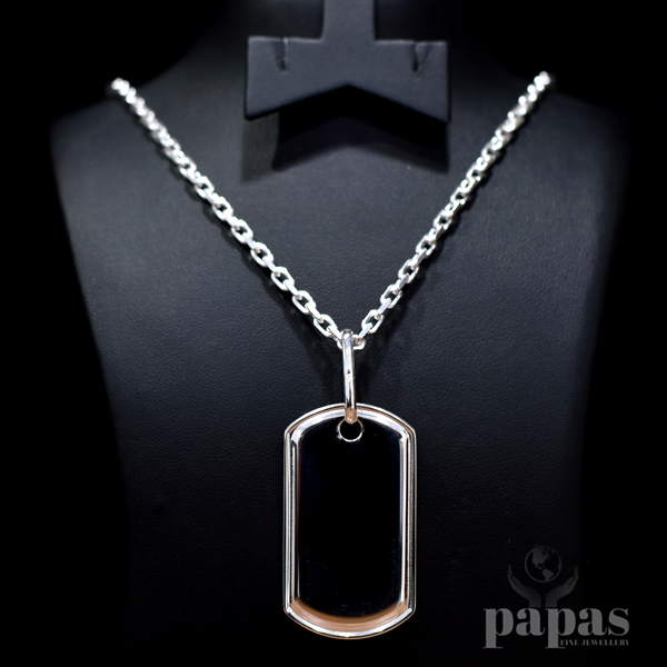 CH 020 Real SIlver Gents chain