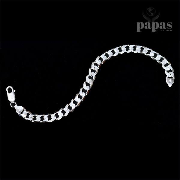 BC 003 Real Silver Gents Bracelet 925
