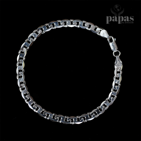BC 005 Real Silver Gents Bracelet 925