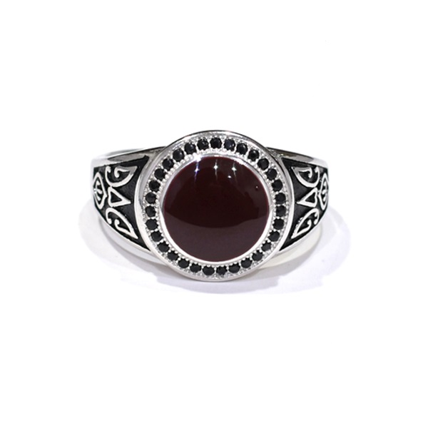 GR 001 Real Silver Gents Ring