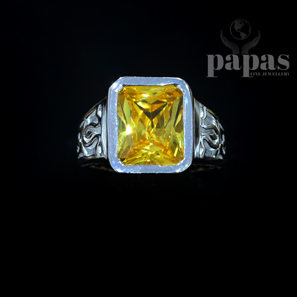 GR 009- Real Silver Gents Ring