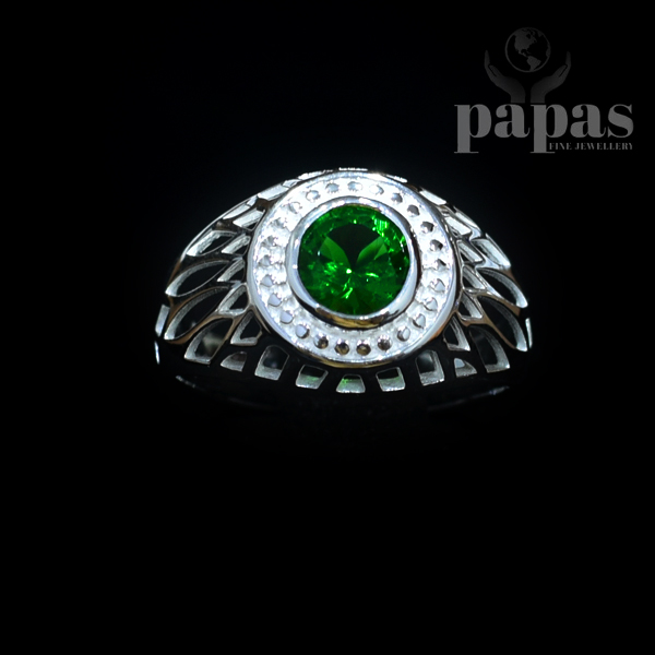 GR 010-Real Silver Gents Ring 
