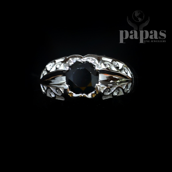 GR 017- Real Silver Gents Ring