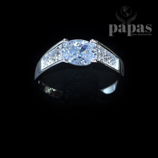 GR 022- Real Silver Gents Ring