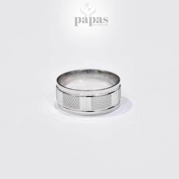 GR-007 Real Silver Wedding Ring