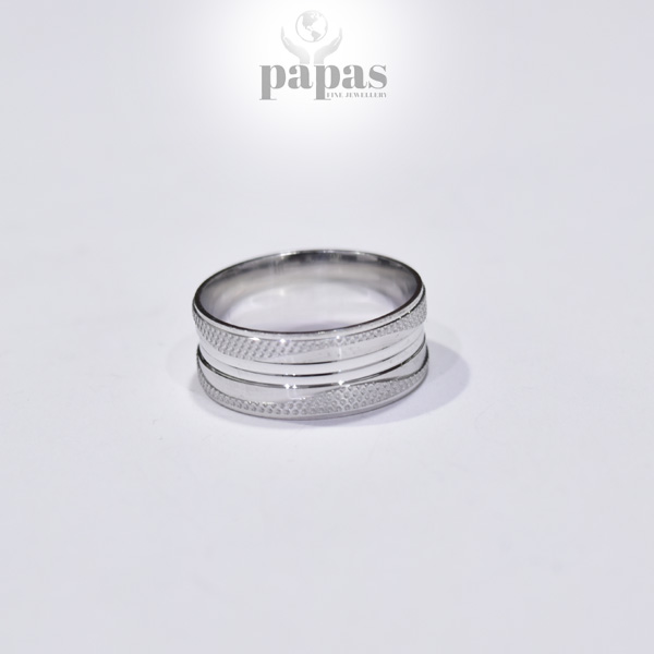 GR-008 Real Silver Wedding Ring