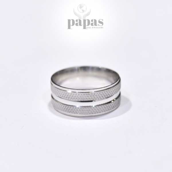 GR-013 Real Silver Wedding Ring
