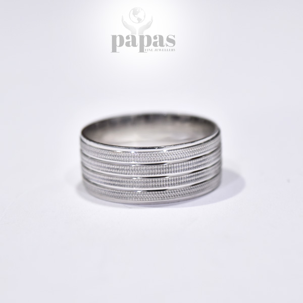 GR-014 Real Silver Wedding Ring