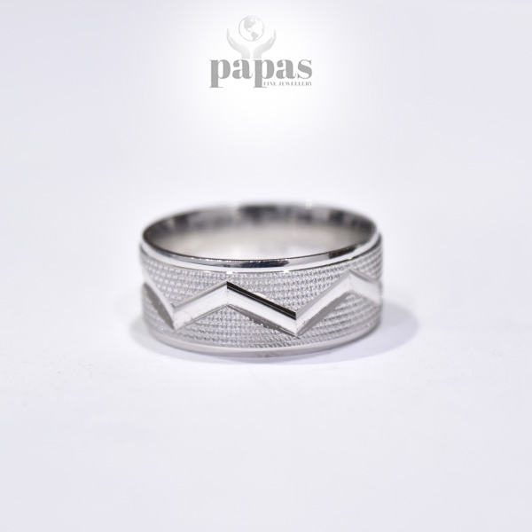 GR-015 Real Silver Wedding Ring