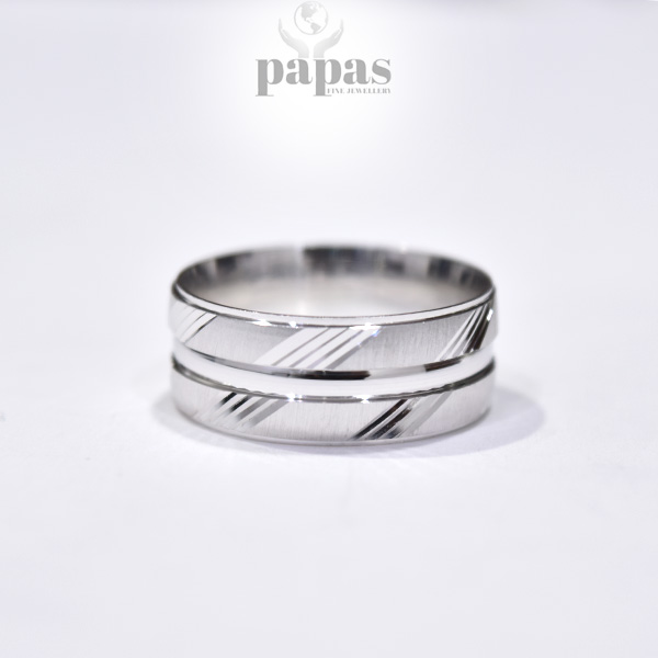 GR-017 Real Silver Wedding Ring