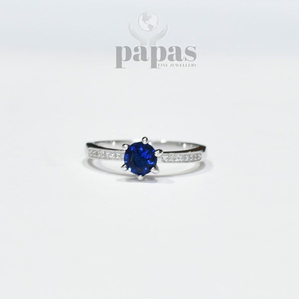 LR-025 REAL SILVER LADIES RING